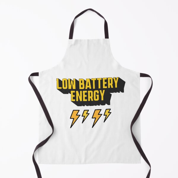Item preview, Low Battery Energy Funny Relatable Bold Graphic Gift designed and sold by Patina & Pixel.