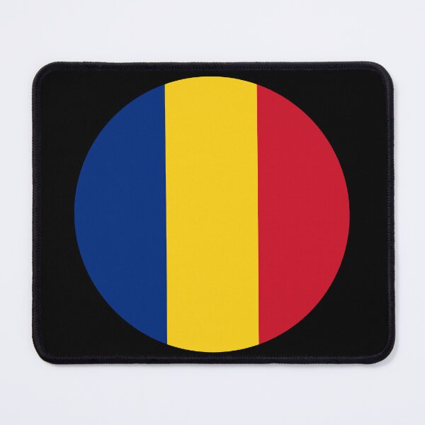 Item preview, Romania Round Flag Romanian Patriotic Heritage designed and sold by NTGUILTY.