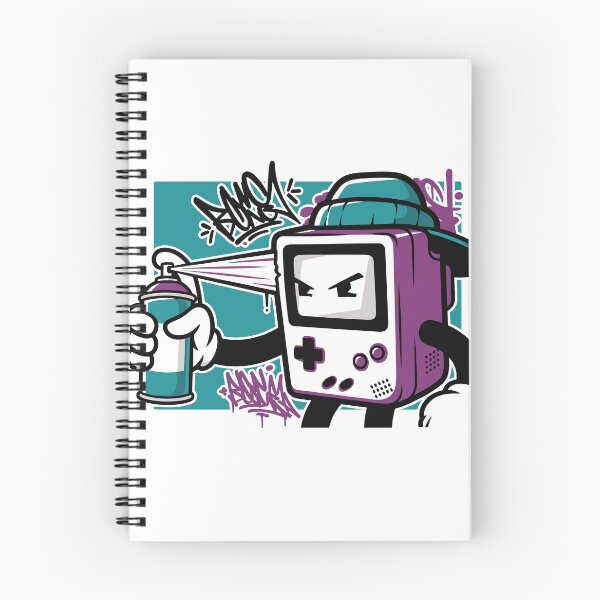 Item preview, Vintage Game Boy Device in Graffiti Artstyle designed and sold by Junasaji.