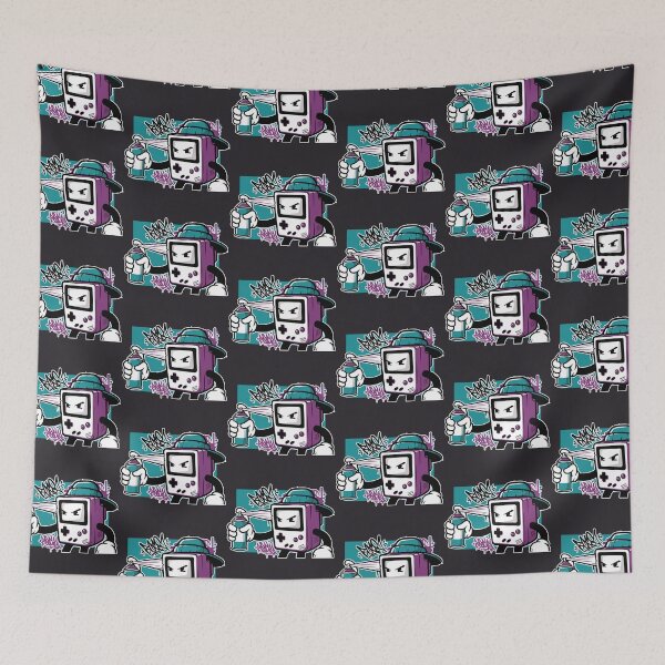 Item preview, Vintage Game Boy Device in Graffiti Artstyle designed and sold by Junasaji.