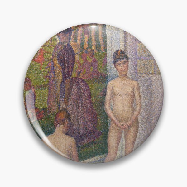 Item preview, Les Poseuses Ensemble by Georges Seurat: Neo Impressionist nude art print designed and sold by artofuniverse.