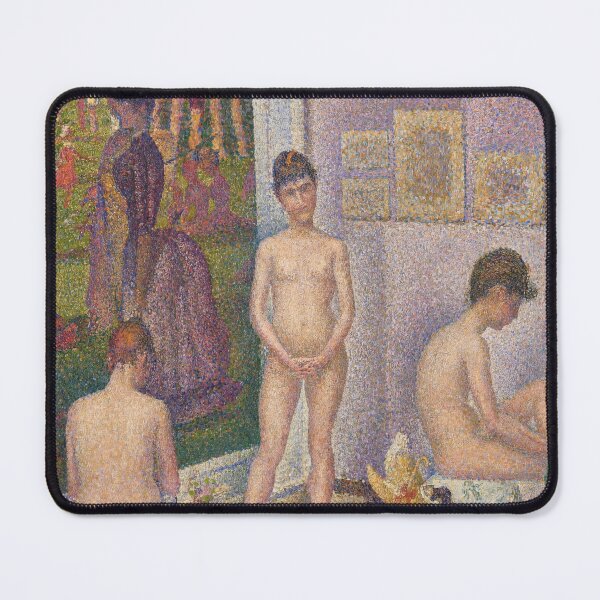 Item preview, Les Poseuses Ensemble by Georges Seurat: Neo Impressionist nude art print designed and sold by artofuniverse.