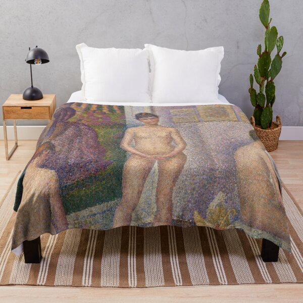 Item preview, Les Poseuses Ensemble by Georges Seurat: Neo Impressionist nude art print designed and sold by artofuniverse.