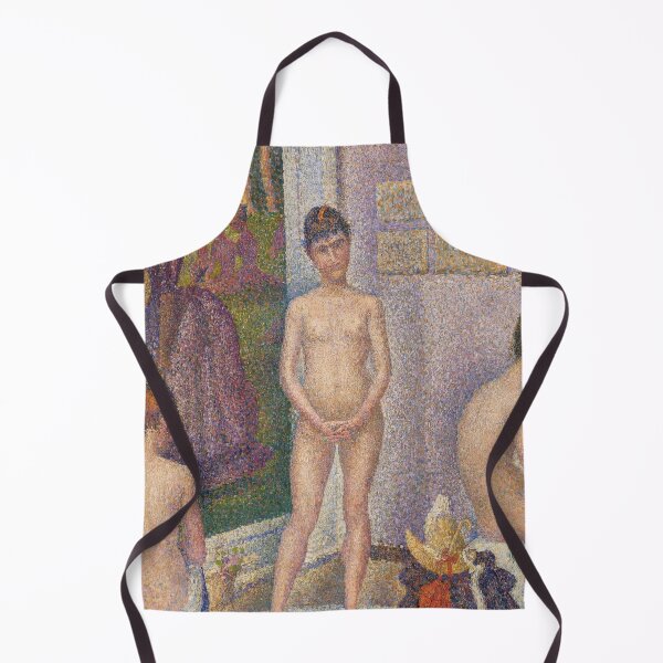 Item preview, Les Poseuses Ensemble by Georges Seurat: Neo Impressionist nude art print designed and sold by artofuniverse.