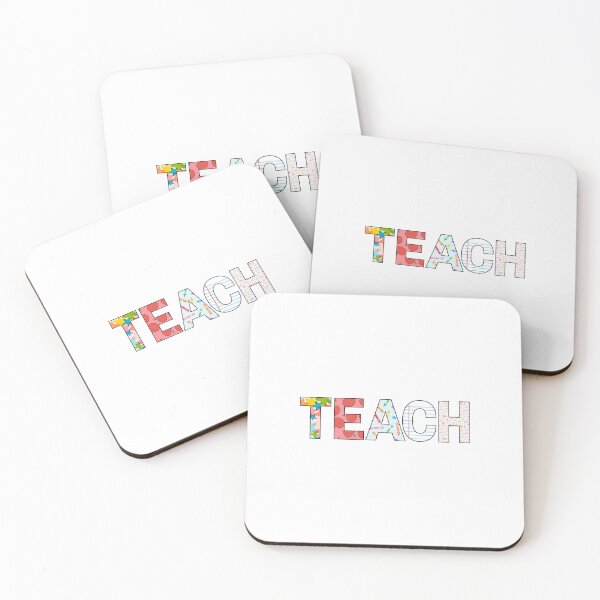 Item preview, Bright Colors TEACH Sticker designed and sold by The Pastel Pencil.