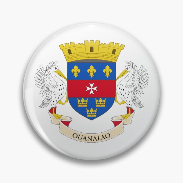 Item preview, Saint Barthelemy Round Flag St Barts Heritage designed and sold by NTGUILTY.