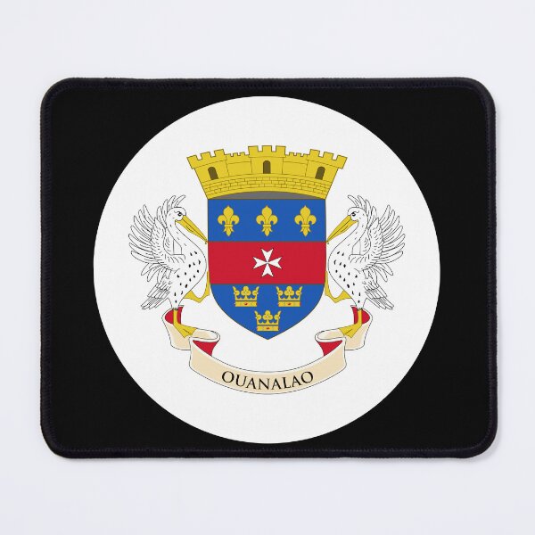 Item preview, Saint Barthelemy Round Flag St Barts Heritage designed and sold by NTGUILTY.