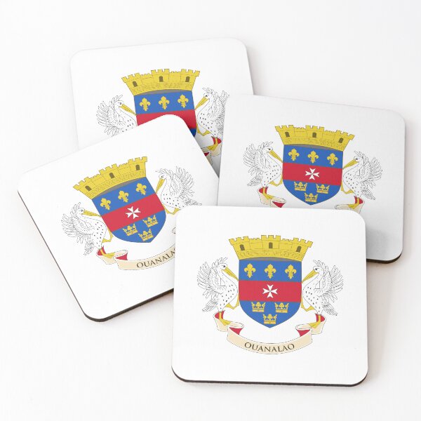 Item preview, Saint Barthelemy Round Flag St Barts Heritage designed and sold by NTGUILTY.
