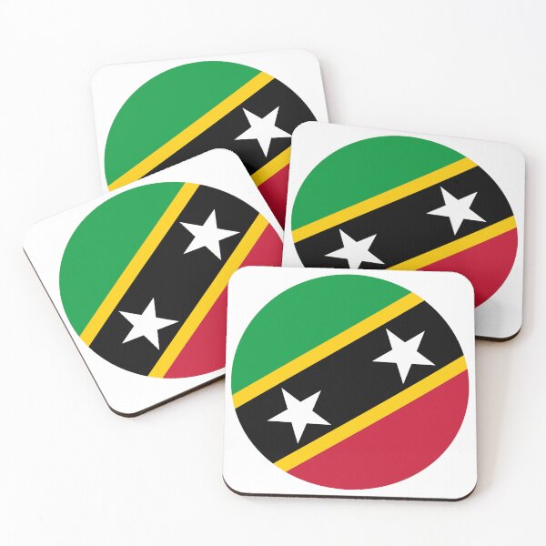 Item preview, Saint Kitts and Nevis Round Flag Kittitian Nevisian Heritage designed and sold by NTGUILTY.
