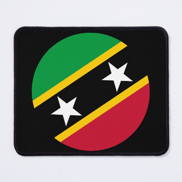 Item preview, Saint Kitts and Nevis Round Flag Kittitian Nevisian Heritage designed and sold by NTGUILTY.