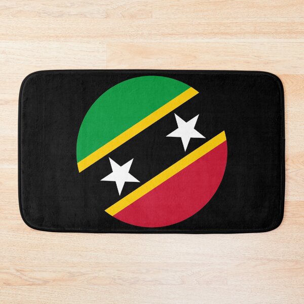 Item preview, Saint Kitts and Nevis Round Flag Kittitian Nevisian Heritage designed and sold by NTGUILTY.