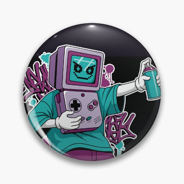 Item preview, Vintage Game Device in Colorful Graffiti Artstyle  designed and sold by Junasaji.