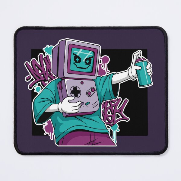 Item preview, Vintage Game Device in Colorful Graffiti Artstyle designed and sold by Junasaji.