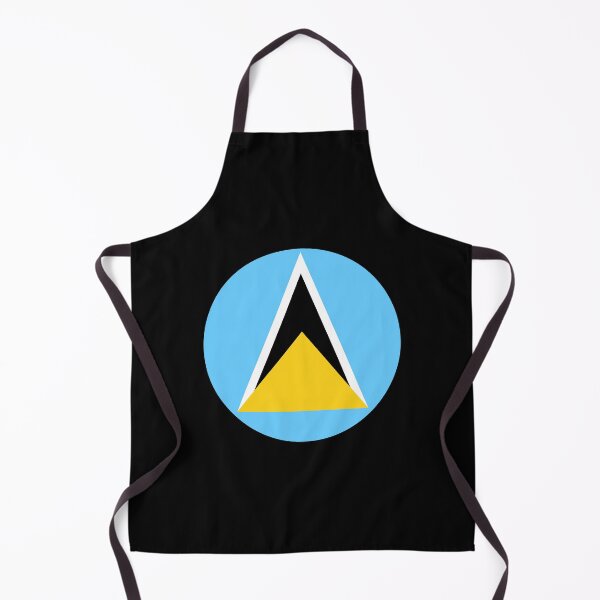 Item preview, Saint Lucia Round Flag Saint Lucian Patriotic Heritage designed and sold by NTGUILTY.