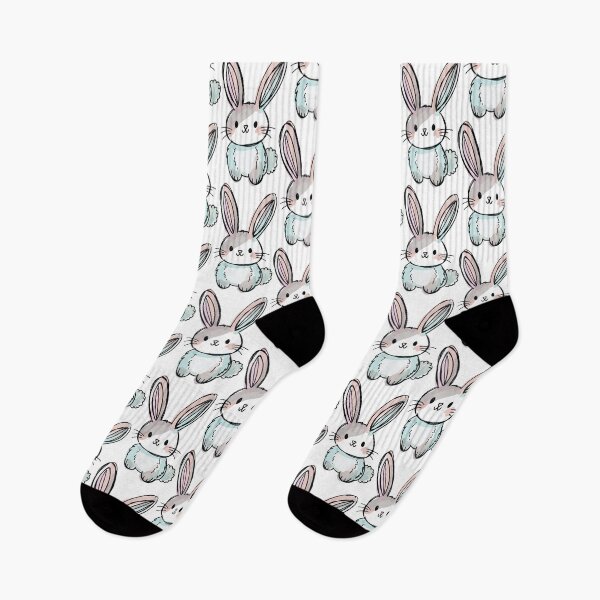 Item preview, Cute Watercolor Bunny Rabbit - Adorable Hand-Drawn Easter & Nursery Art designed and sold by OuSfian1.
