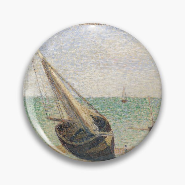 Item preview, Low Tide at Grandcamp by Georges Seurat: Neo Impressionist Coastal Poster designed and sold by artofuniverse.