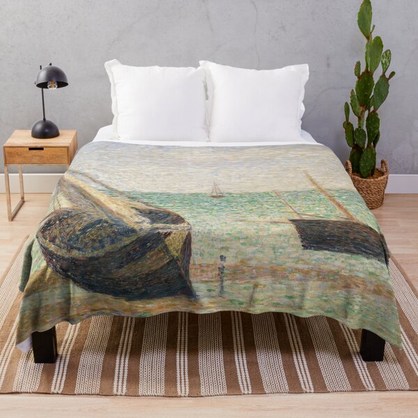 Item preview, Low Tide at Grandcamp by Georges Seurat: Neo Impressionist Coastal Poster designed and sold by artofuniverse.