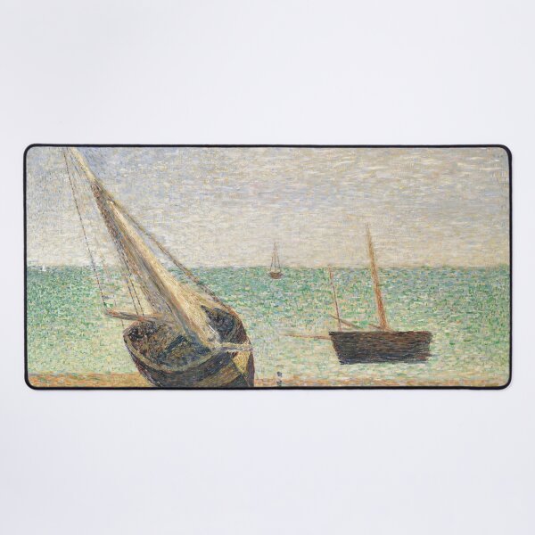 Item preview, Low Tide at Grandcamp by Georges Seurat: Neo Impressionist Coastal Poster designed and sold by artofuniverse.