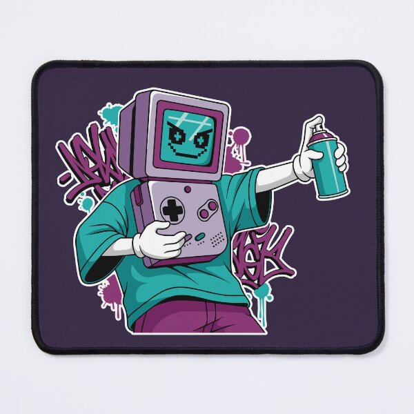 Item preview, Pop Vintage Game Boy Device in Graffiti Artstyle designed and sold by Junasaji.