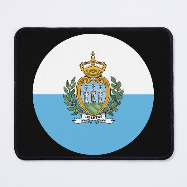 Item preview, San Marino Round Flag Sammarinese Heritage designed and sold by NTGUILTY.