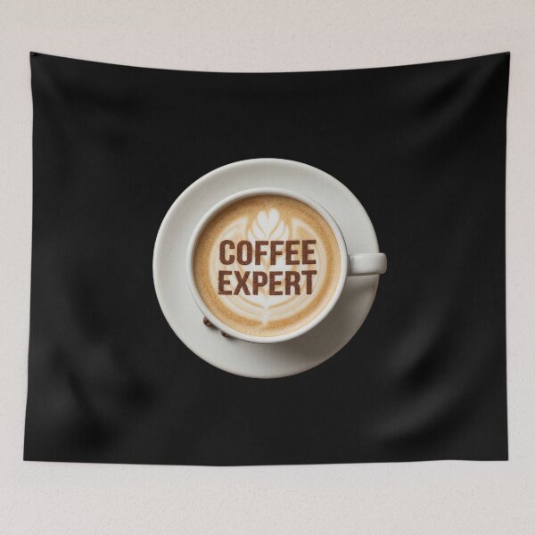 Item preview, Coffee Expert Cappucino Latte Master - gifts for coffee drinks lovers designed and sold by NewRedLady.