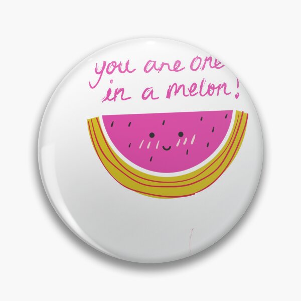 Item preview, Cute Kawaii Watermelon One in a Melon Pun Art designed and sold by meri3465.