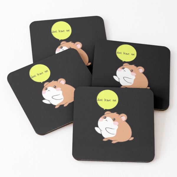 Item preview, Cute Hamster Don't Leave Me | Kawaii Sad Aesthetic Design | Gift for Cute Animal Lovers designed and sold by SOLIORA  ATELIER.