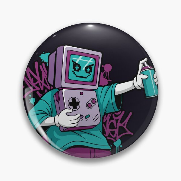 Item preview, Vintage Gaming Device in Colorful Graffiti Artstyle  designed and sold by Junasaji.