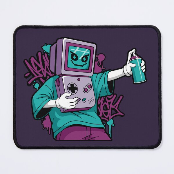 Item preview, Vintage Gaming Device in Colorful Graffiti Artstyle designed and sold by Junasaji.