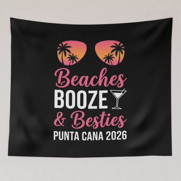 Item preview, Beaches Booze & Besties Punta Cana 2026 Best Friends Vacation Travel designed and sold by FormalDehyena.