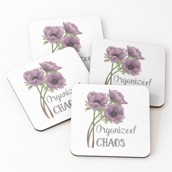 Item preview, Organized Chaos Purple Florals  designed and sold by NaughtyFlorals.