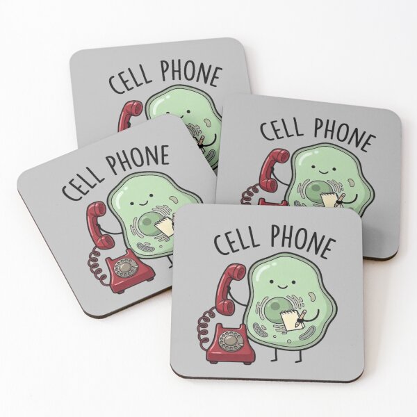 Item preview, Cell Phone - Funny Biology Science Pun designed and sold by TinyJoy Studio.