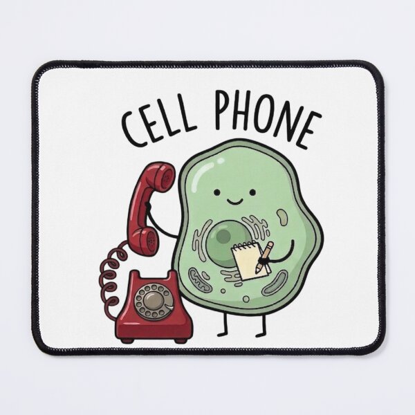 Item preview, Cell Phone - Funny Biology Science Pun designed and sold by TinyJoy Studio.