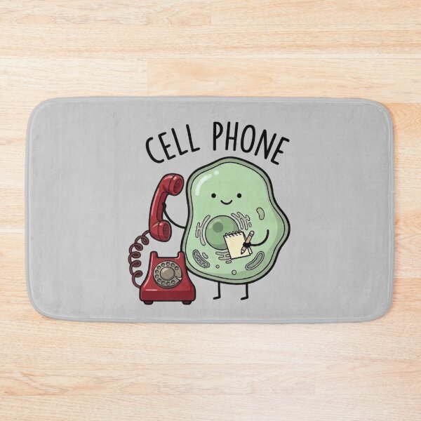 Item preview, Cell Phone - Funny Biology Science Pun designed and sold by TinyJoy Studio.