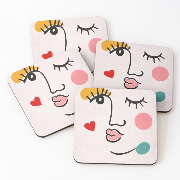 Item preview, Simple Face with Heart designed and sold by pirevona.