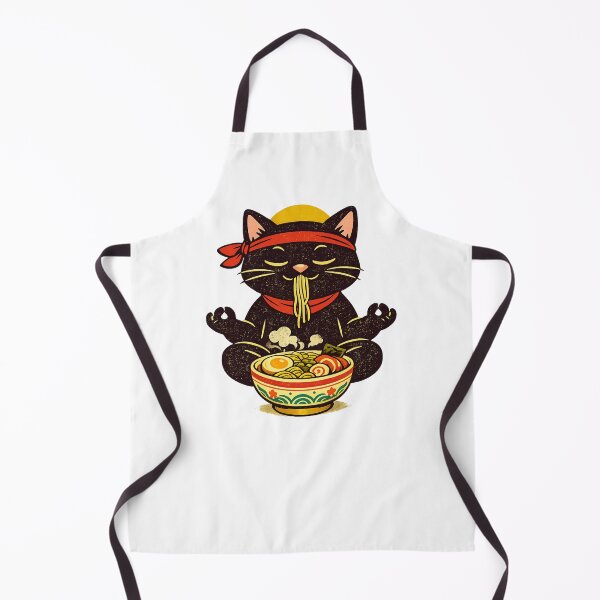 Item preview, Ramen Cat – Yoga Snack designed and sold by LuveraxArt.