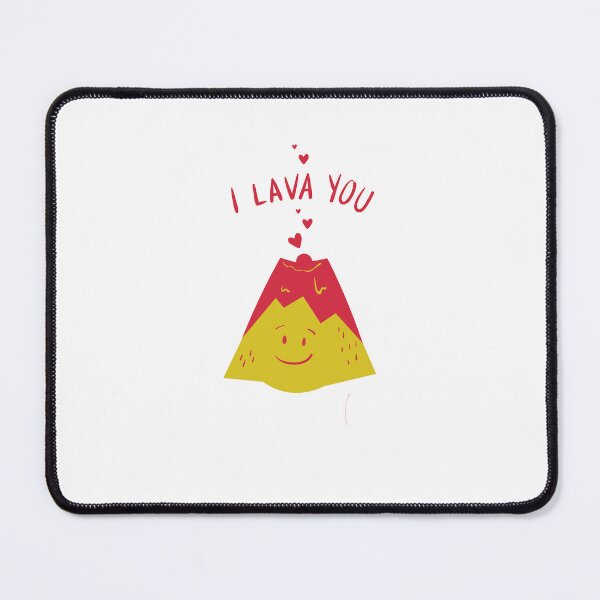 Item preview, Cute Kawaii Volcano I Lava You Pun Art designed and sold by meri3465.