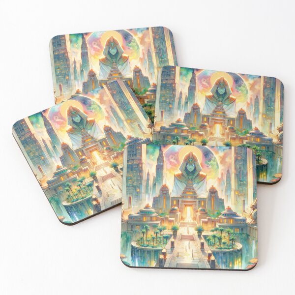 Item preview, Pharaoh City - Futuristic Egyptian Metropolis designed and sold by FriskyLemur.