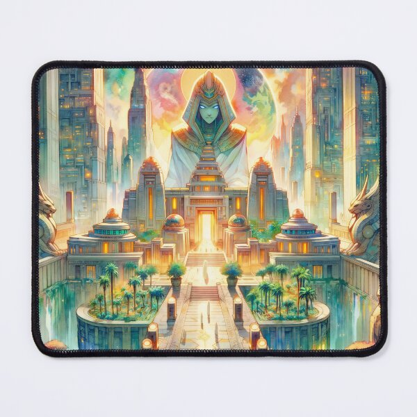 Item preview, Pharaoh City - Futuristic Egyptian Metropolis designed and sold by FriskyLemur.