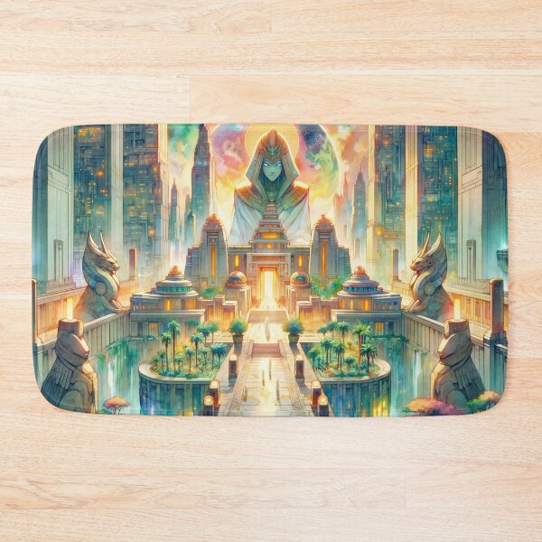 Item preview, Pharaoh City - Futuristic Egyptian Metropolis designed and sold by FriskyLemur.