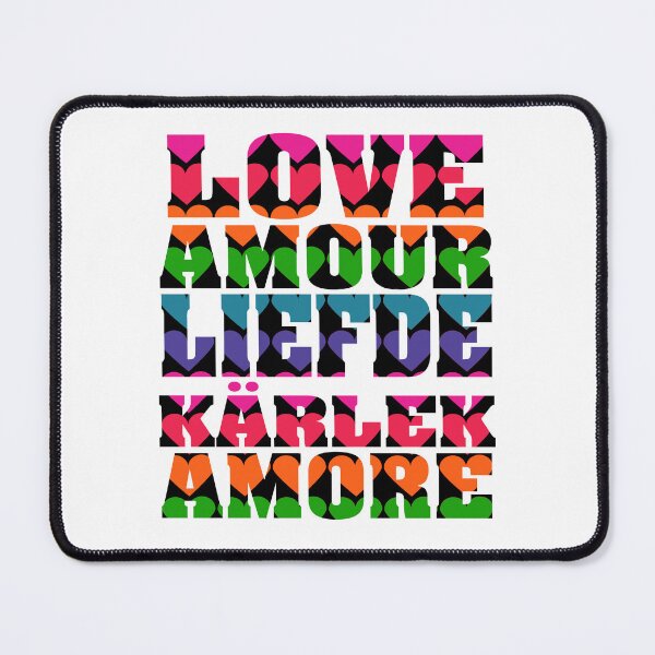 Item preview, Colorful Geometric Heart Pattern – Retro Rainbow Love Hearts Design designed and sold by ValeriesGallery.