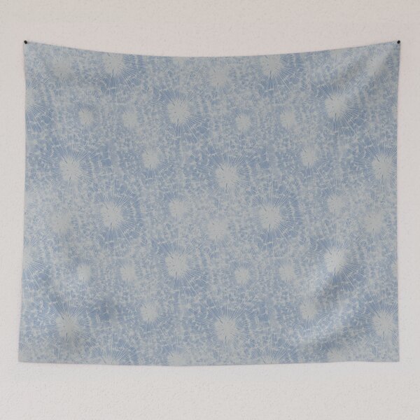 Item preview, Ethereal Blue Dandelion Seed Head Pattern designed and sold by Seamlessly Buffalo.