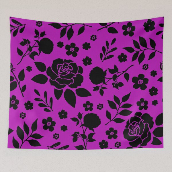 Item preview, Elegant Rose Floral Silhouette - Modern Minimalist Seamless Pattern. designed and sold by KojourinArt.