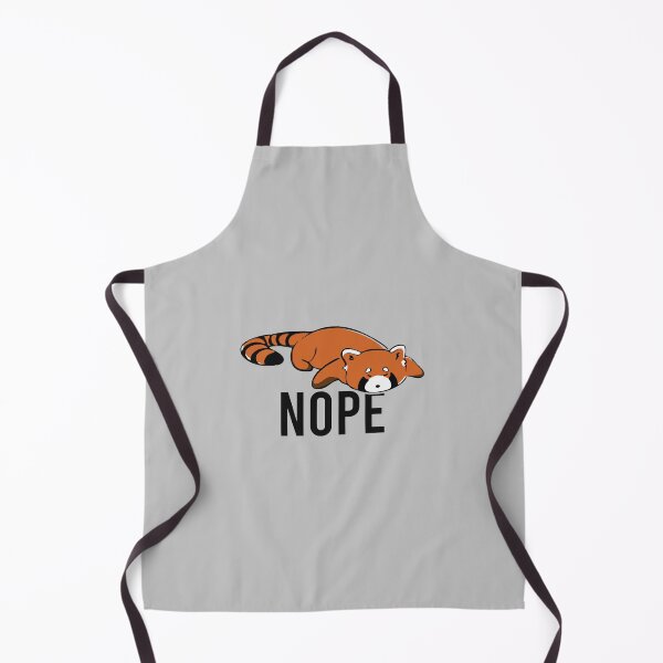 Item preview, Nope - Cute Napping Lazy Red Panda designed and sold by zeviwanty.