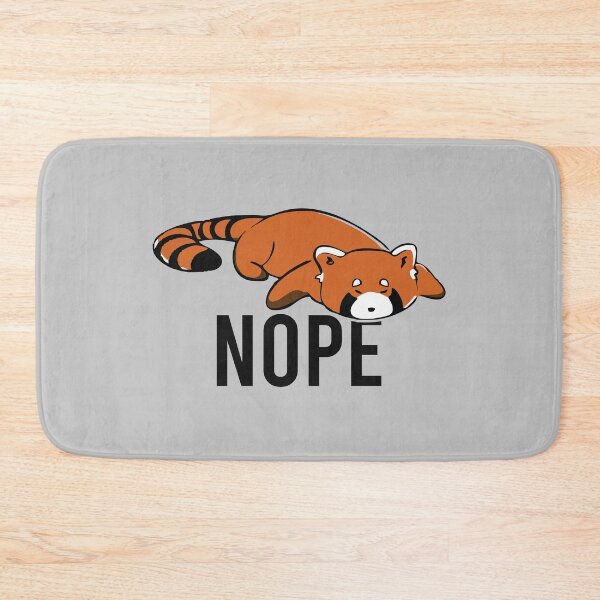 Item preview, Nope - Cute Napping Lazy Red Panda designed and sold by zeviwanty.
