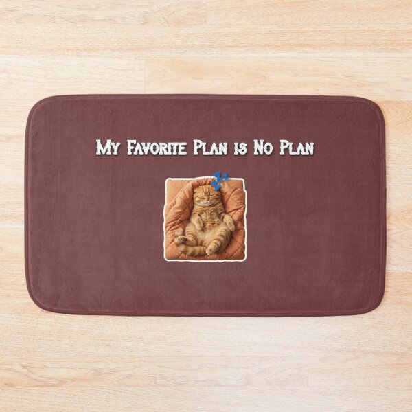 Item preview, My Favorite Plan is No Plan Funny Introvert Quote | Relatable Meme Design designed and sold by IntrolyxenShop.