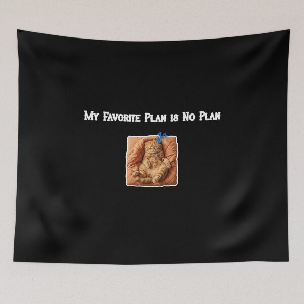 Item preview, My Favorite Plan is No Plan Funny Introvert Quote | Relatable Meme Design designed and sold by IntrolyxenShop.