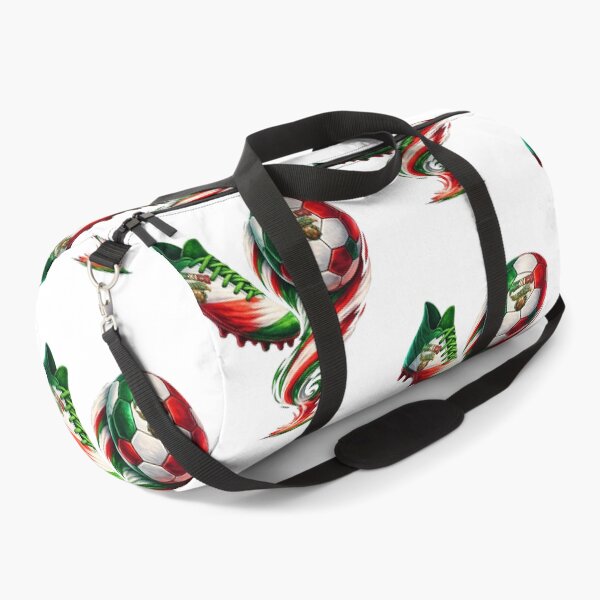 Item preview, Mexico Soccer Design – Football Cleat and Ball in Mexican Flag Colors designed and sold by ArtSpark Studio.