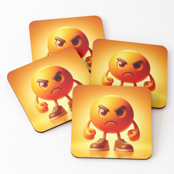 Item preview, Angry Orange Part of the Angry Fruit & Veg Collection  designed and sold by Buy us a Coffee Digital Ai Art Design .