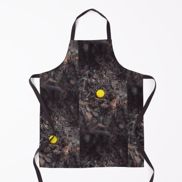 Item preview, Vibrant Potential | Minimalist Yellow Orb in Dark Earth | Organic Concept Art designed and sold by SergioMiklos.
